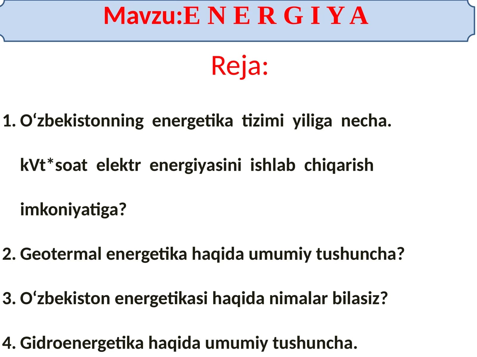 EN E R G I Y A