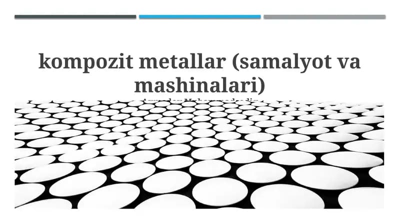 Kompozit metallar (samalyot va mashinalari)