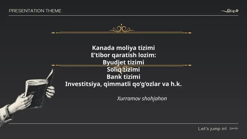 Kanada moliya tizimi