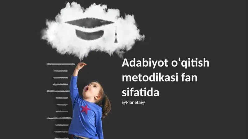 Adabiyot oʻqitish metodikasi