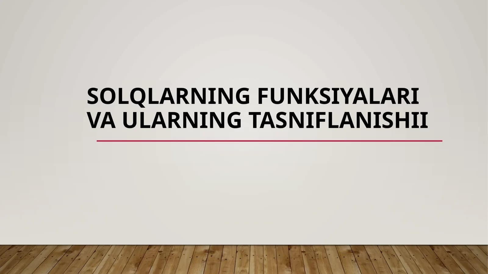 Soliqlarning funksiyalari va ularning tasniflanishi