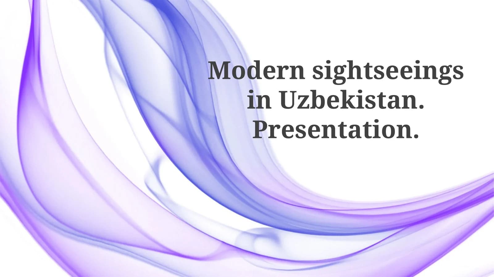 Modernsightseeingsin Uzbekistan