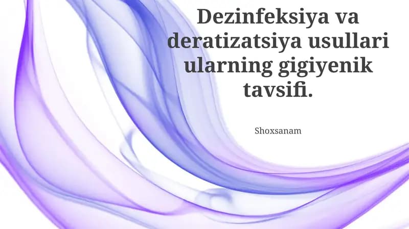 Sterillash usullari