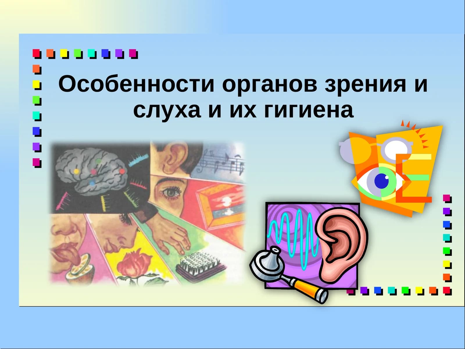 Органы зрения и слуха