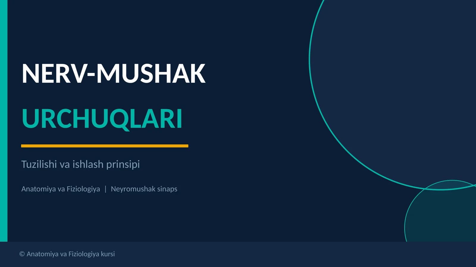 NERV-MUSHAK URCHUQLARI