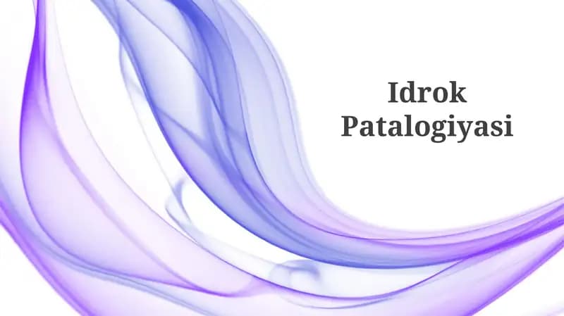 Idrok Patalogiyasi