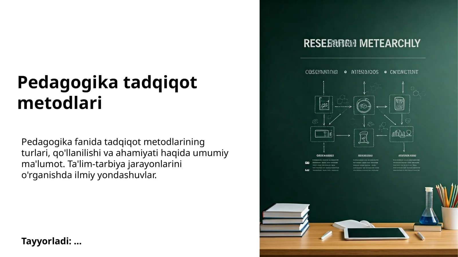 Pedagogika tadqiqot metodlari