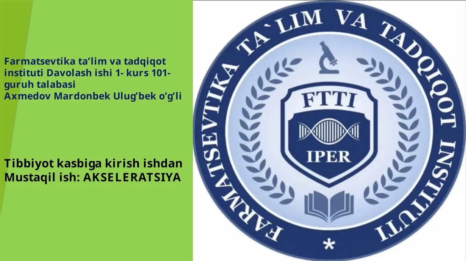AKSELERATSIYA