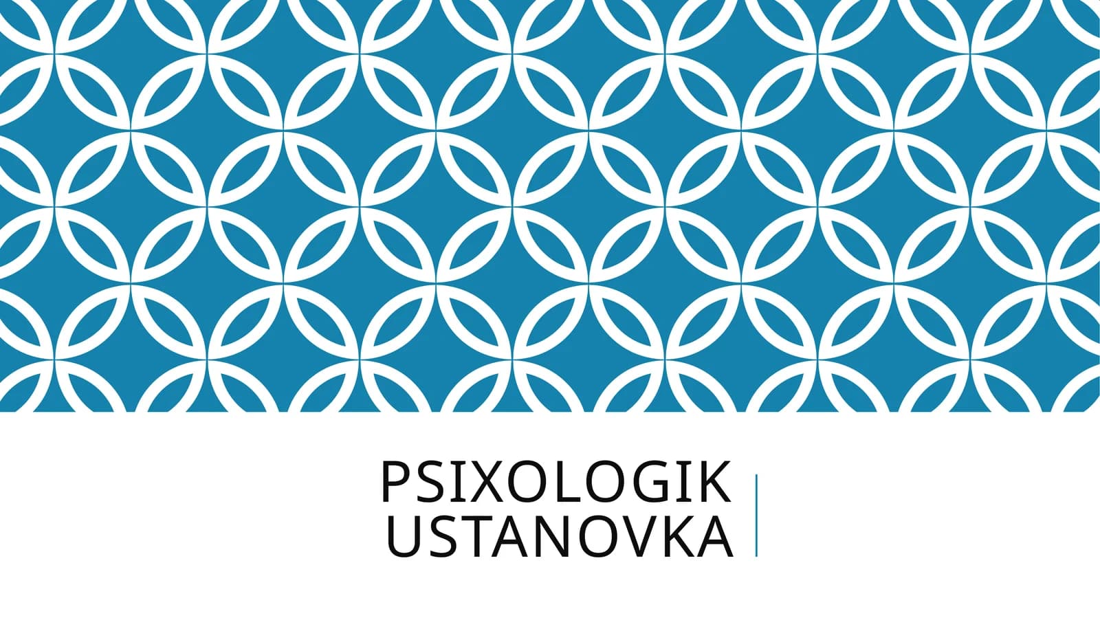 Psixologik ustanovka
