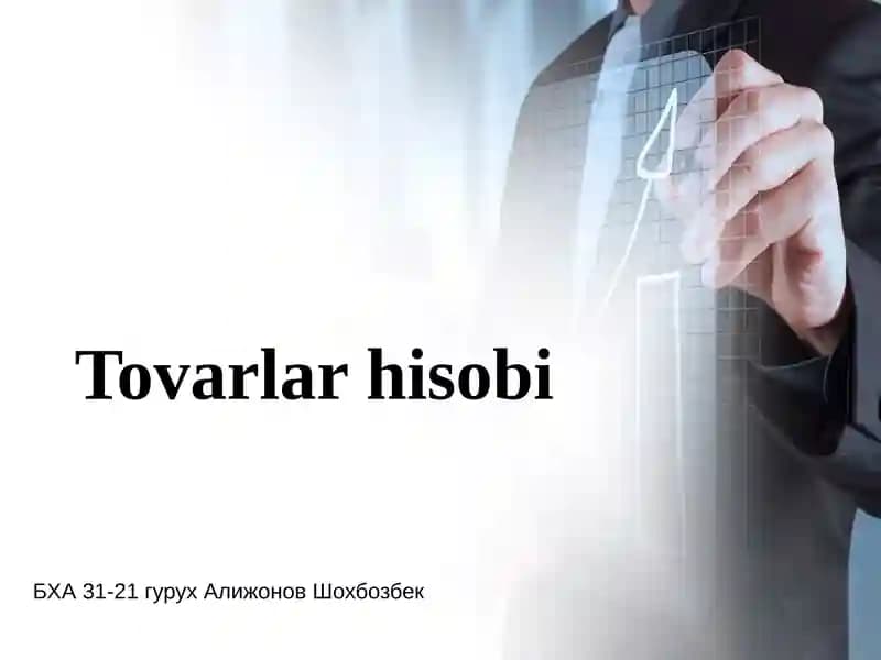 Tovarlar hisobi