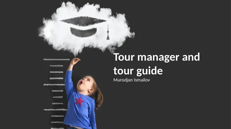 Tour Manager and Tour Guide