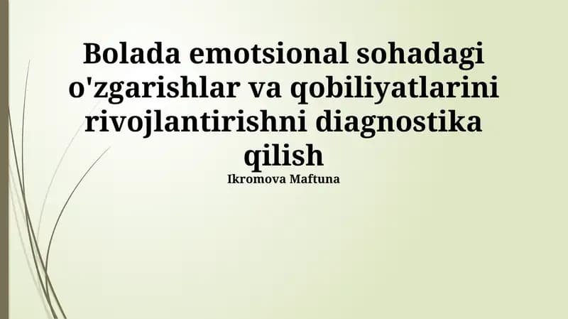 Hissiy aqlning rivojlanishi