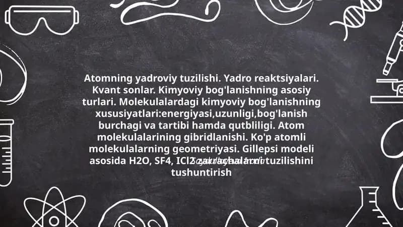 Atomning yadroviy tuzilishi