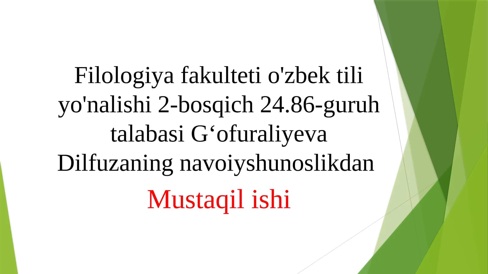 "Nasoyim ul-muhabbat"
