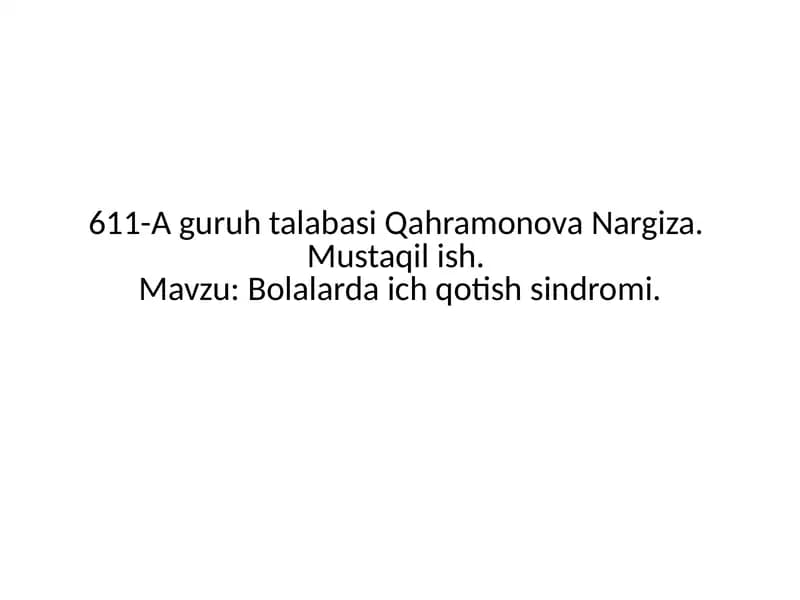 Ich qotish va qabziyat