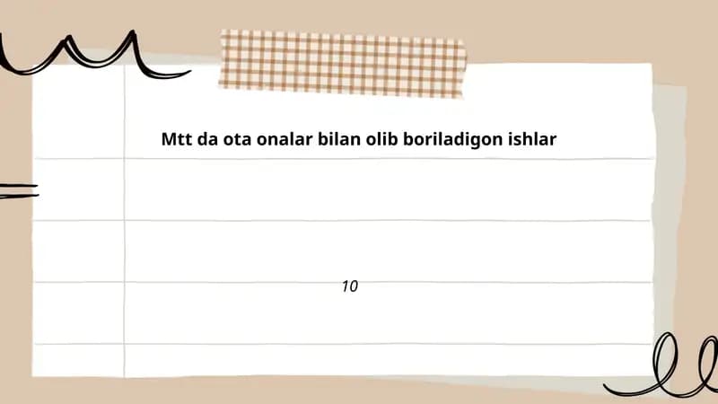 Mttda ota-onalar yig‘ishlari