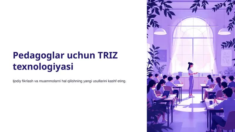 TRIZ texnologiyasi