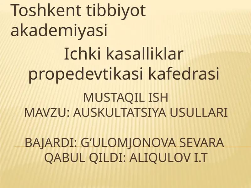 Auskultatsiya