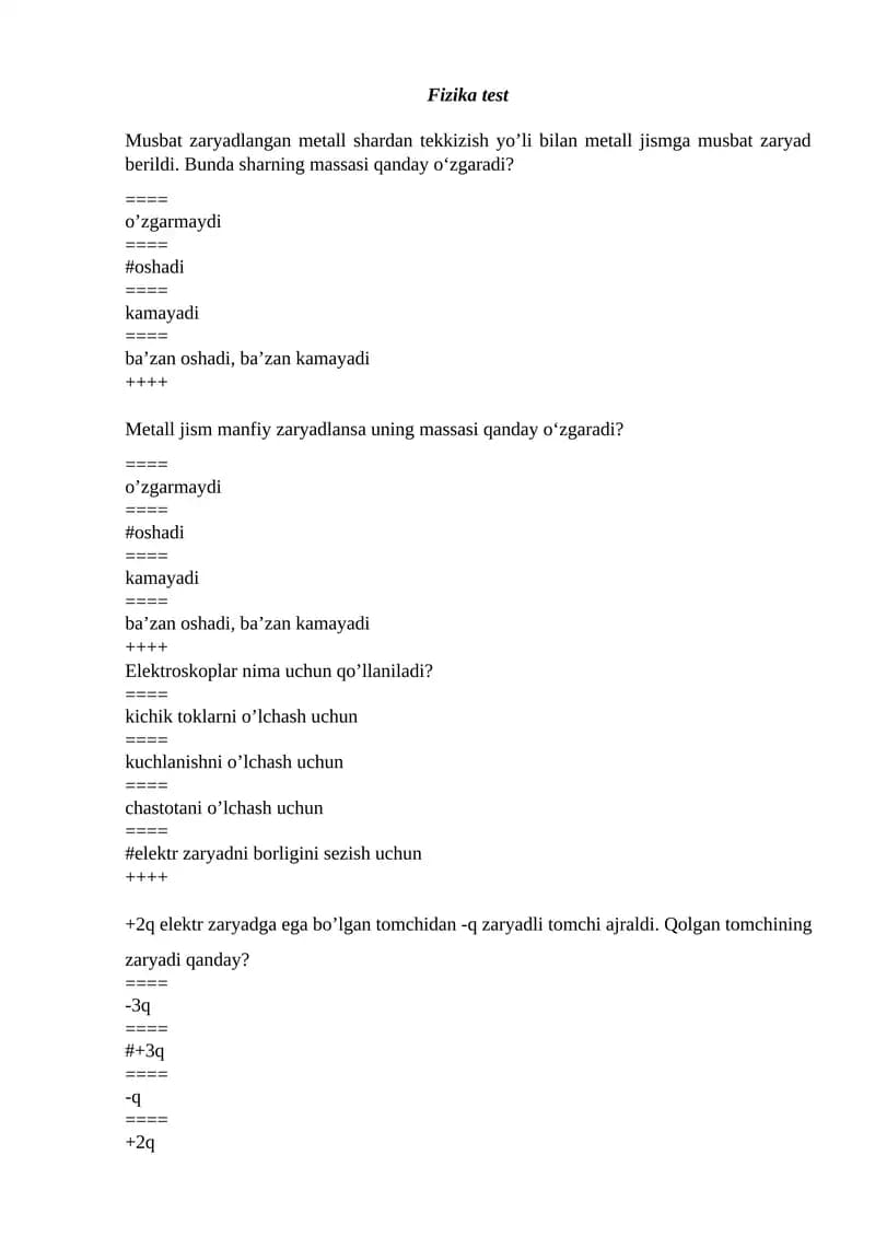 Fizika test