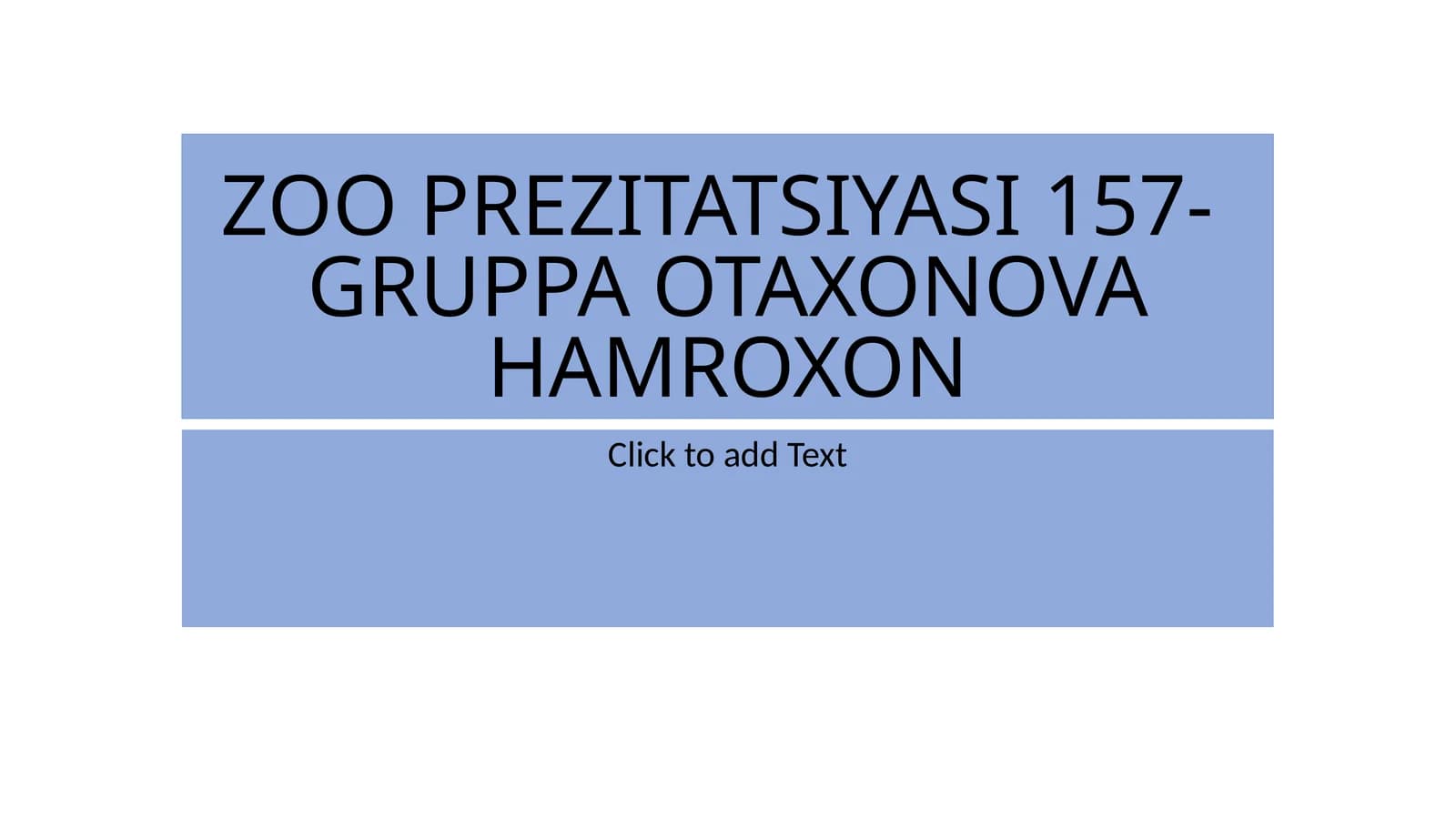 OTAXONOVA HAMROXON