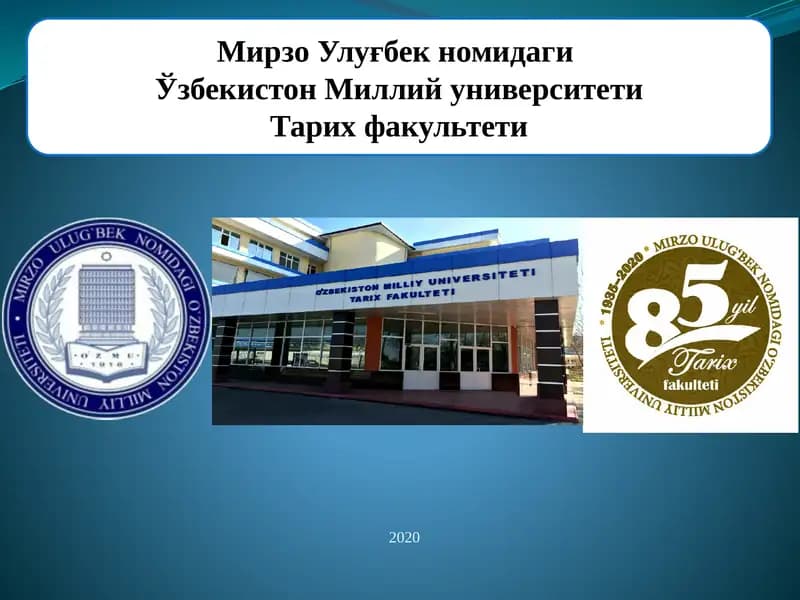 Мустақил Ўзбекистон давлатининг ташкил топиши