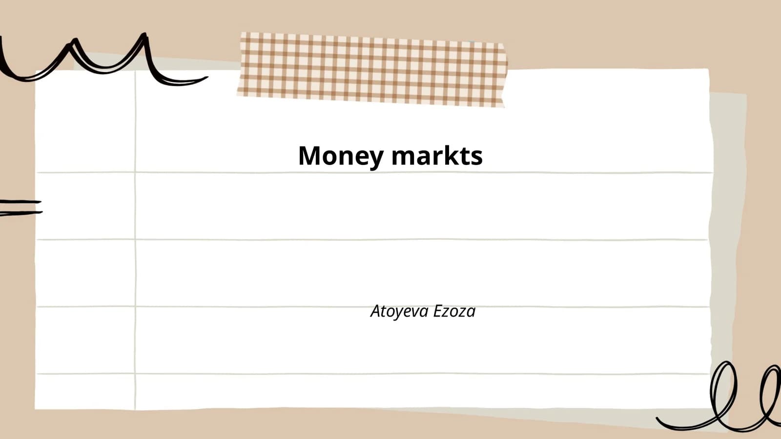 Money Market Instruments