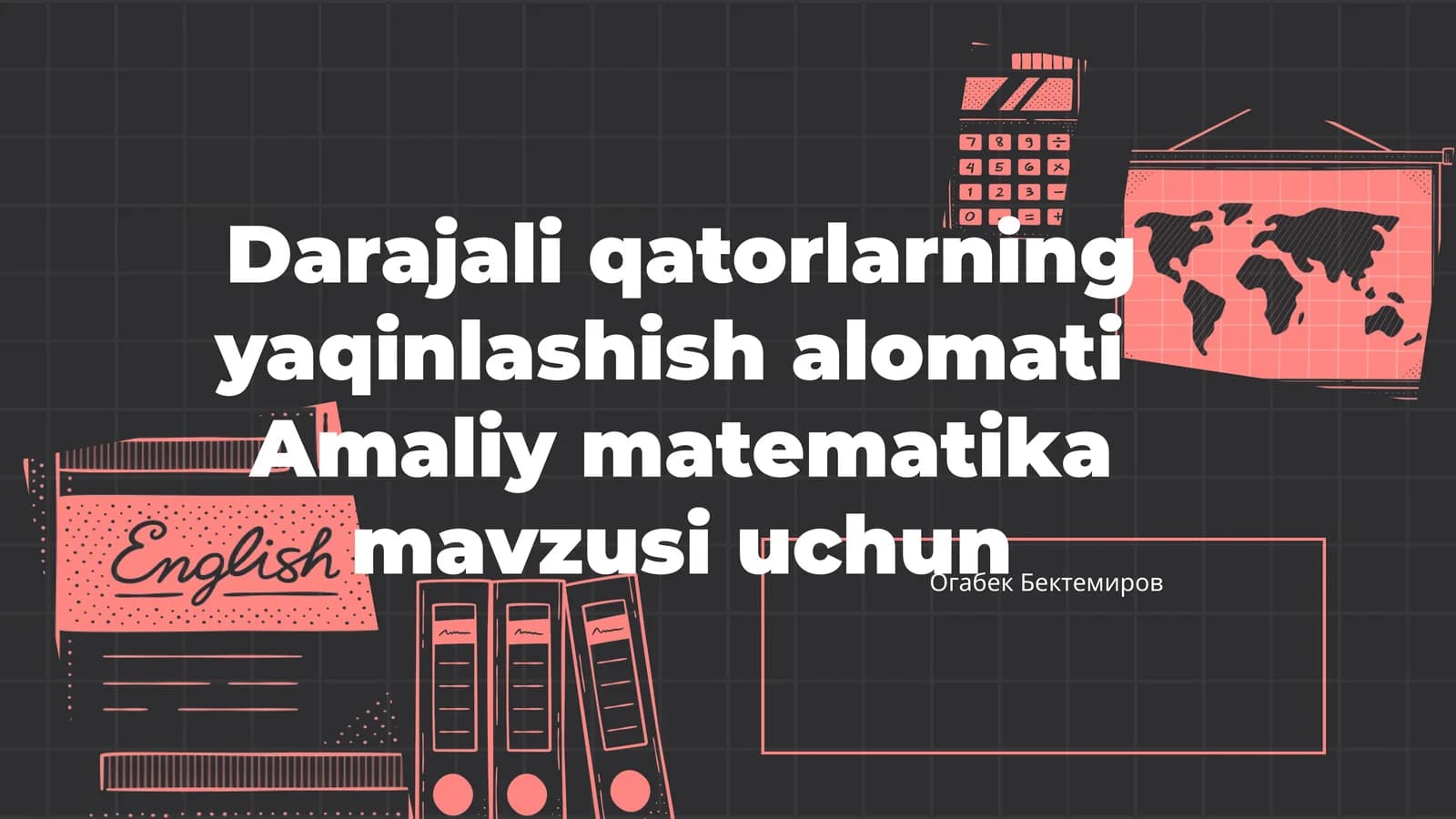 Darajali qatorlarning yaqinlashish alomati