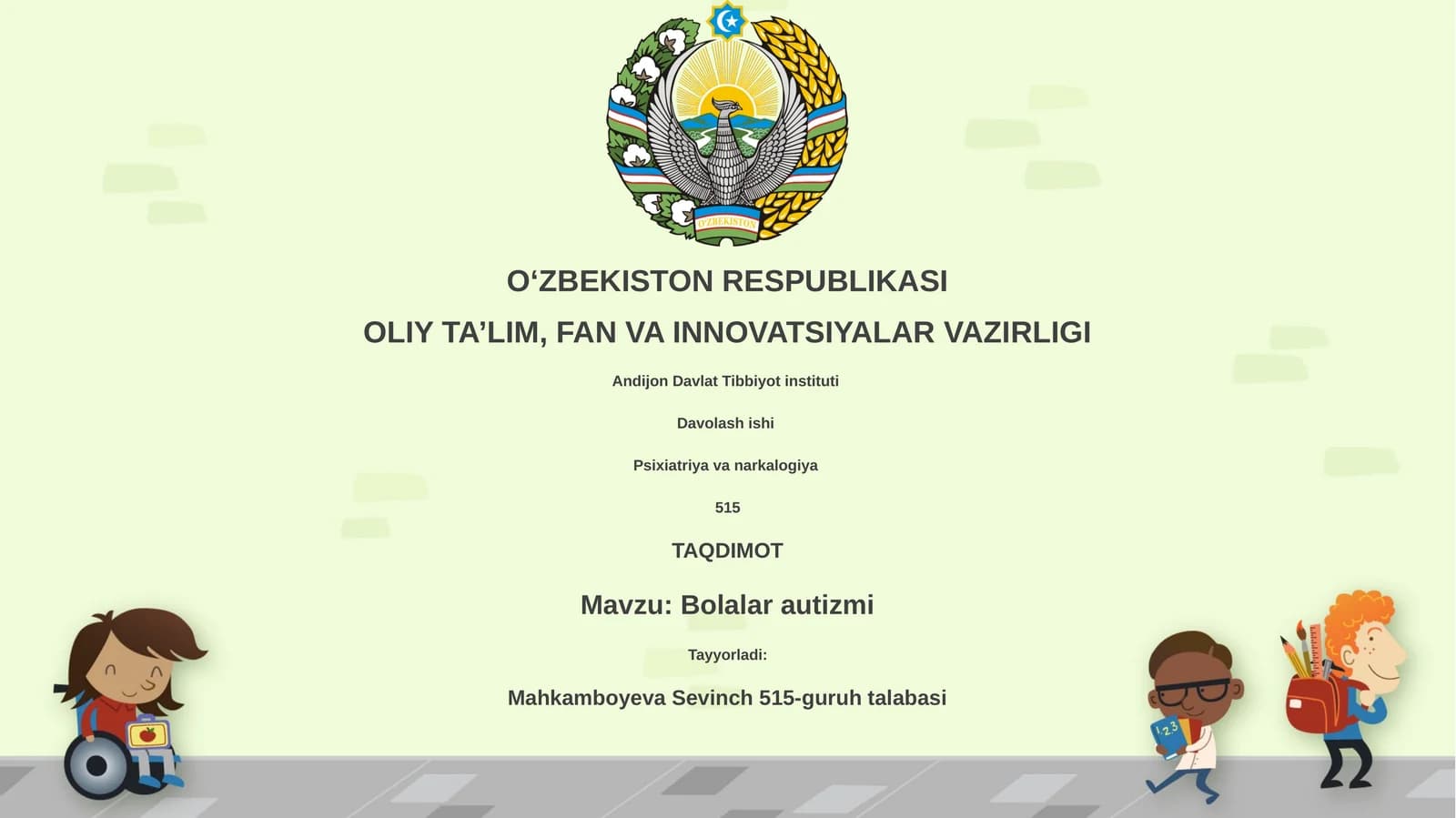 Bolalar autizmi