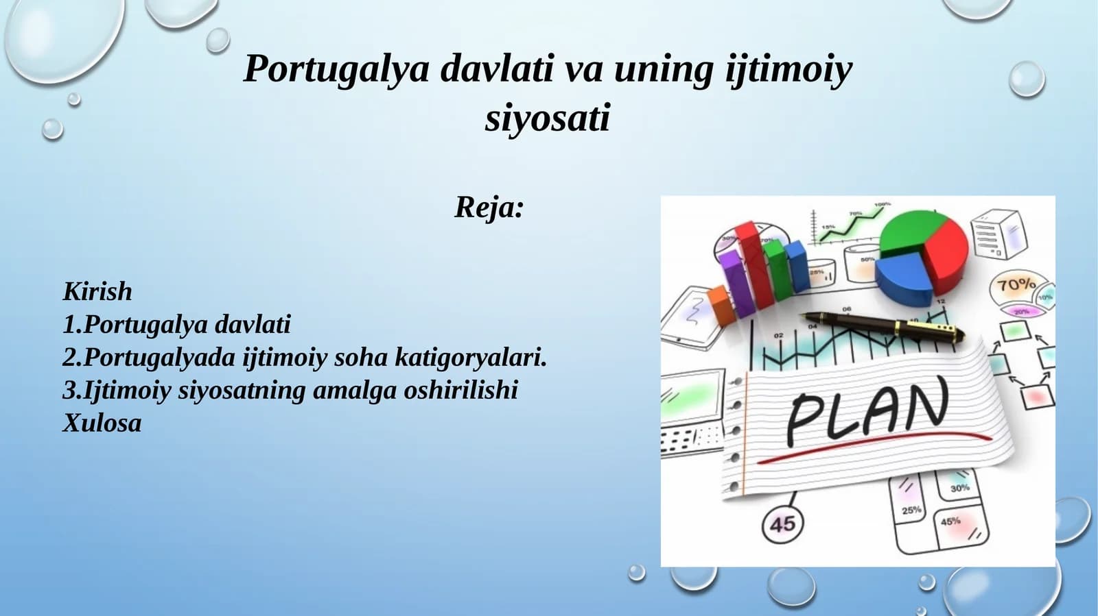 Portugalya davlati va uning ijtimoiy siyosati