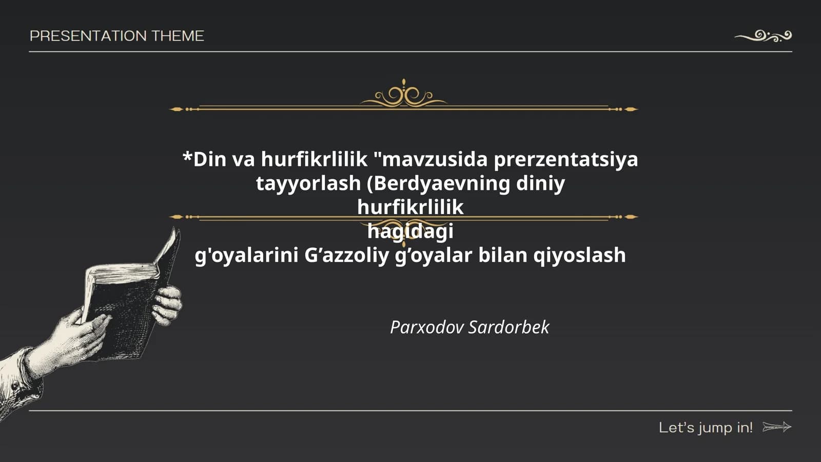 Berdyaev va diniy hurfikrlilik