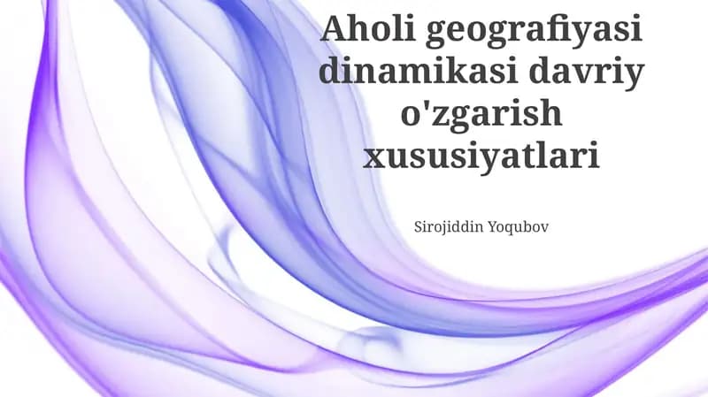 Kasallik tarqalishi va o'lim ko'rsatkichlari