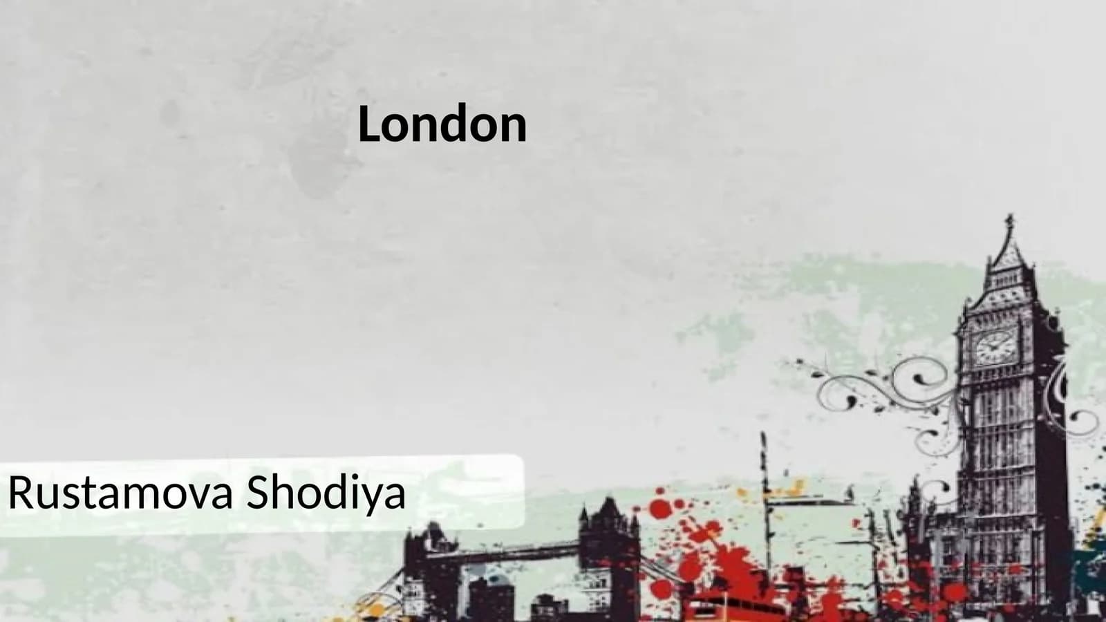 Introduction to London