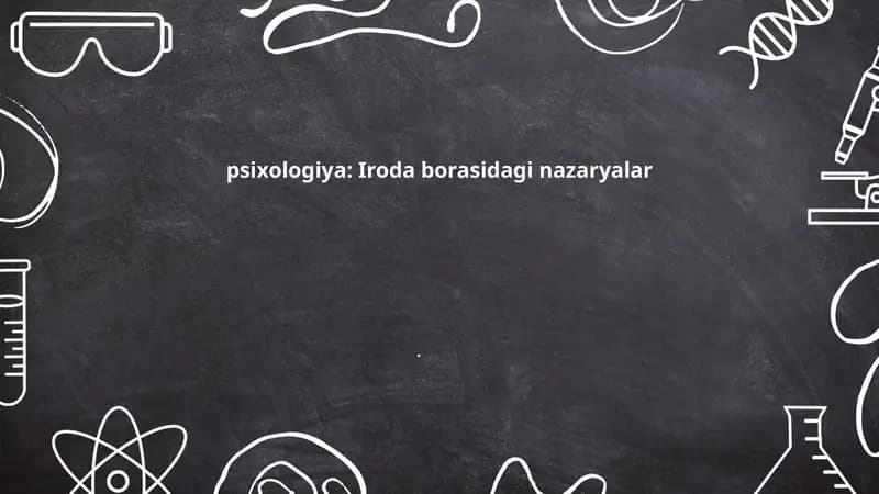 Iroda borasidagi nazaryalar