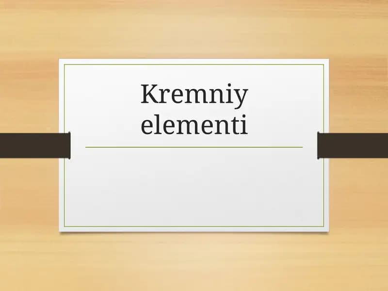 Kremniyelementi