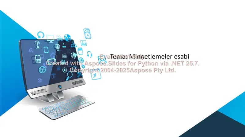 Minnetlemeler esabı