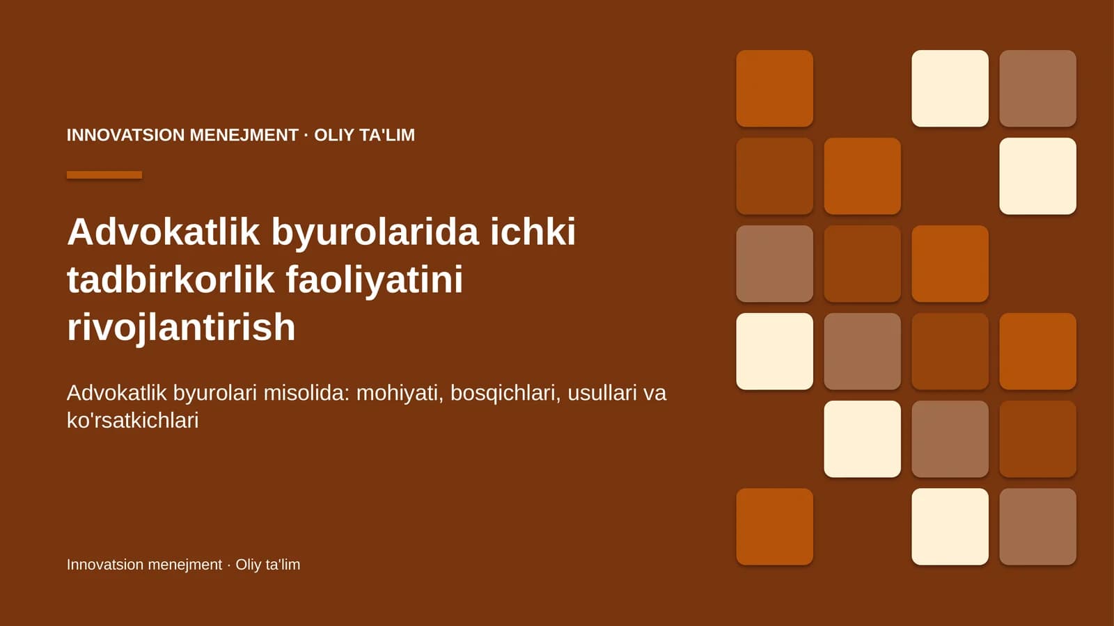 advokatlik byurolarida ichki tadbirkorlik faoliyatini rivojlantirish 1718