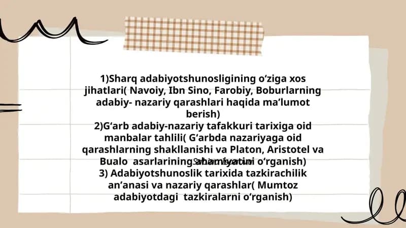 Sharq adabiyotshunosligi