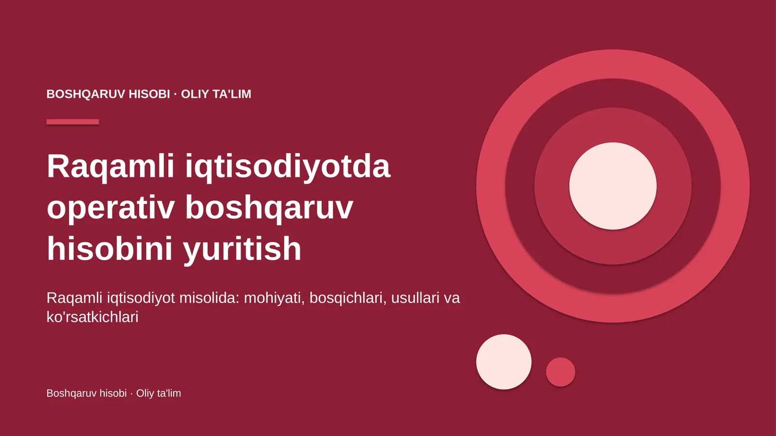 raqamli iqtisodiyotda operativ boshqaruv hisobini yuritish 5013