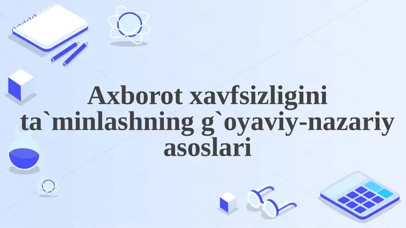Axborotxavfsizligi