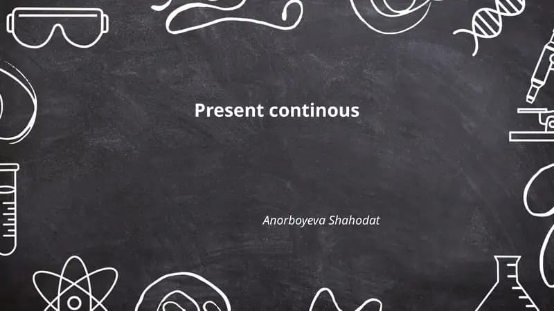 Present Continous