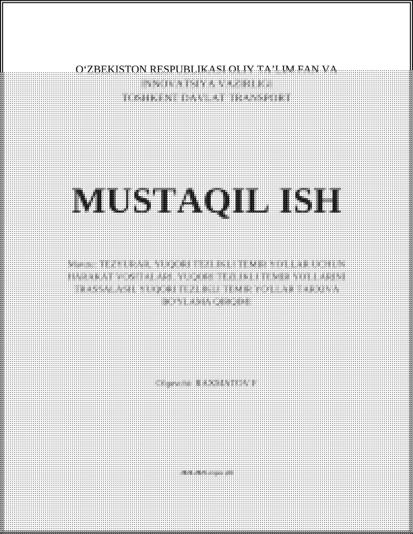 TEZYURAR, YUQORI TEZLIKLI TEMIR YO'LLAR UCHUN HARAKAT VOSITALARI