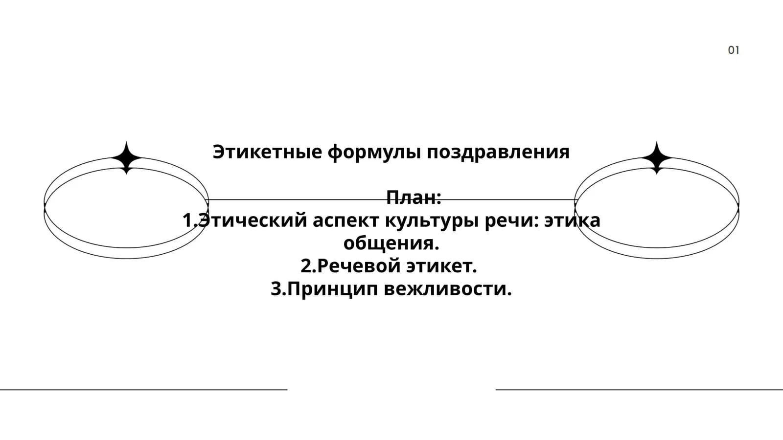 Этикетные формулы поздравления