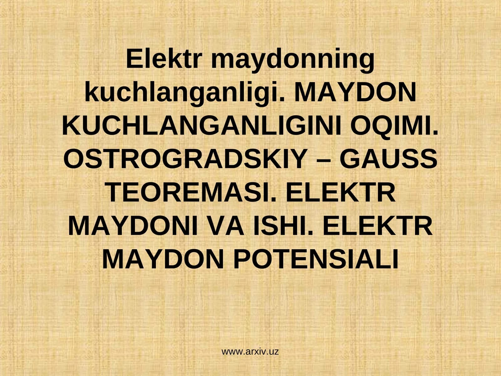 Elektr induktsiya (siljish) vektori va okimi