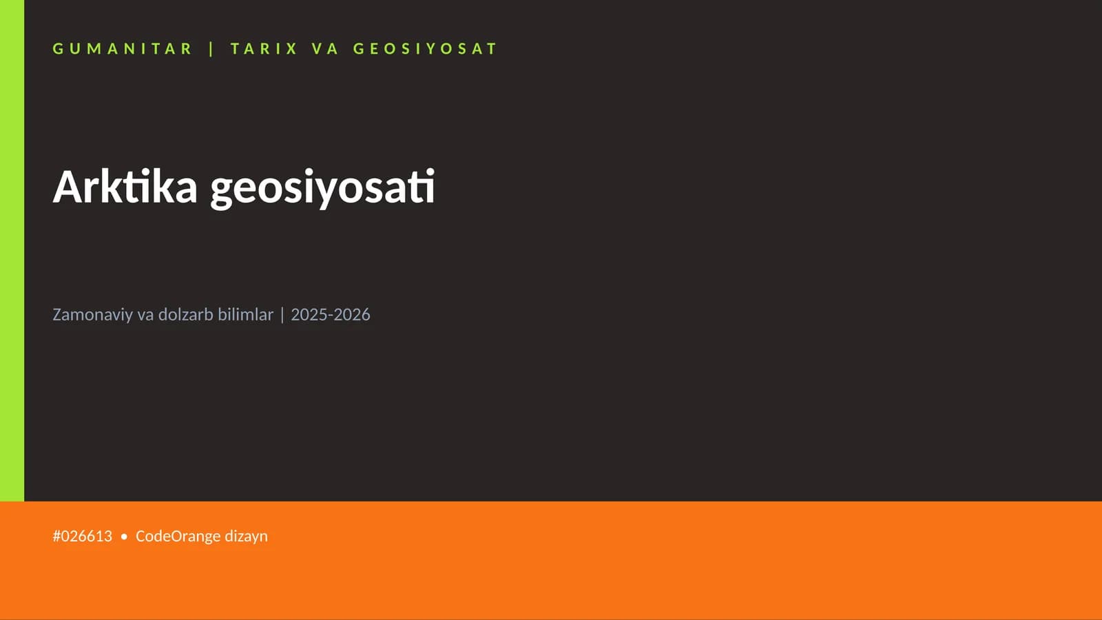 Arktika geosiyosati