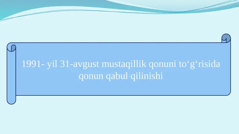 Mustaqillik qonuni