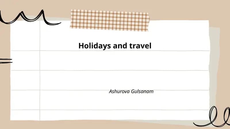 Popular Holiday Destinations
