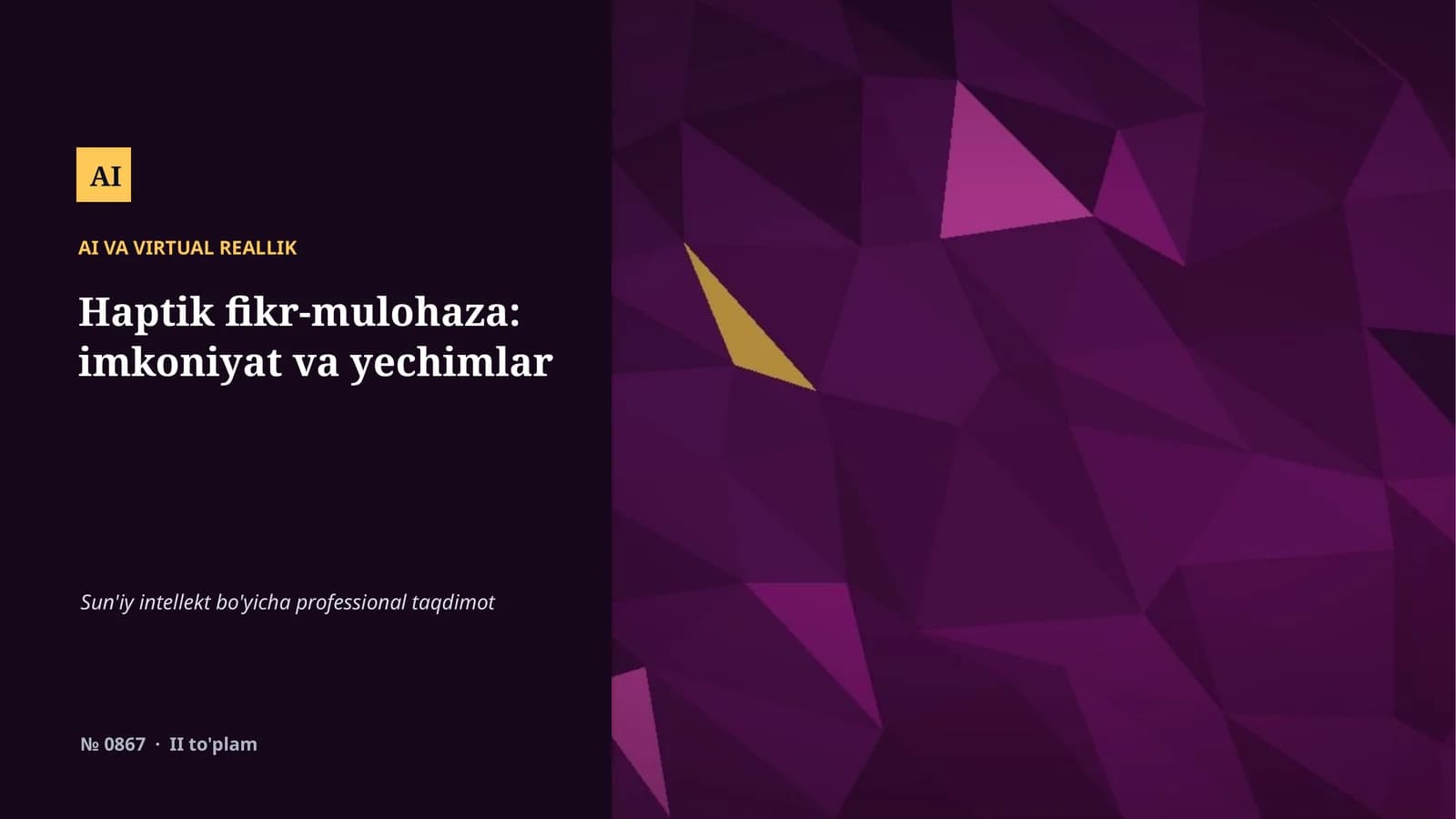 AI VA VIRTUAL REALLIK
