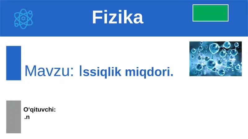 Issiqlik miqdori