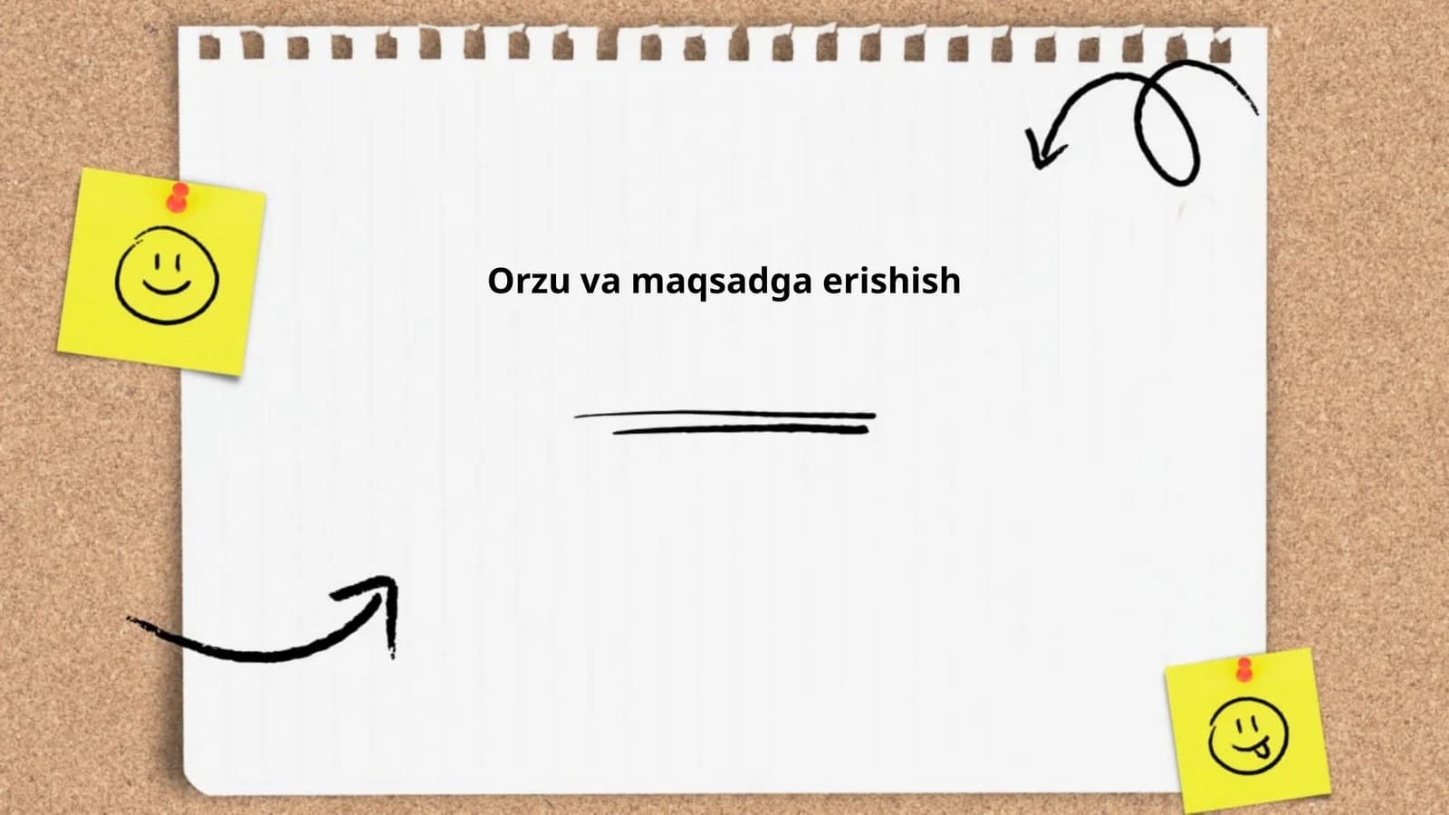 Orzu va maqsadga erishish