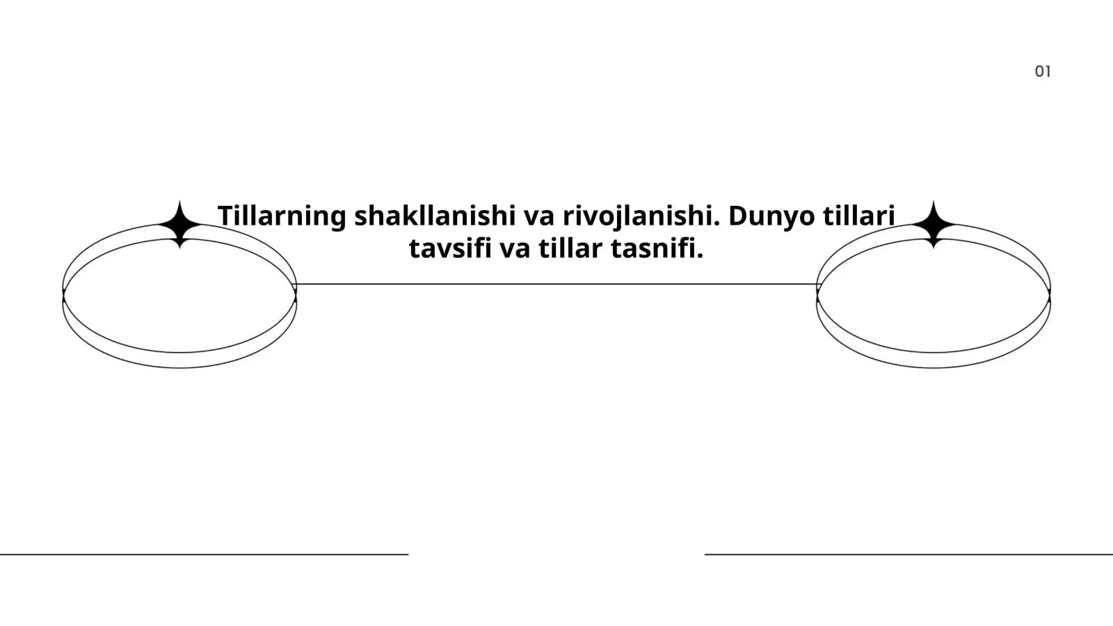 Tillarning shakllanishi va rivojlanishi